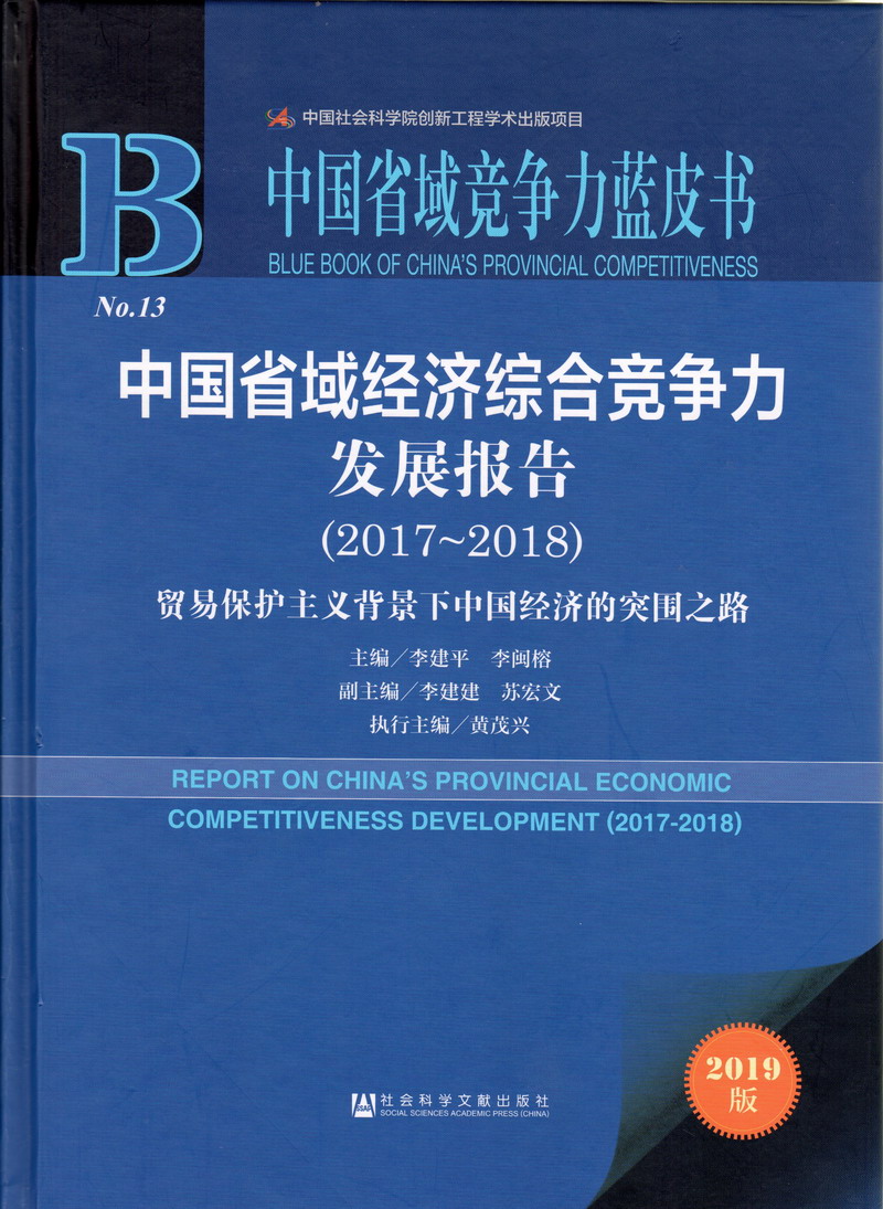 操女人bav网中国省域经济综合竞争力发展报告（2017-2018）